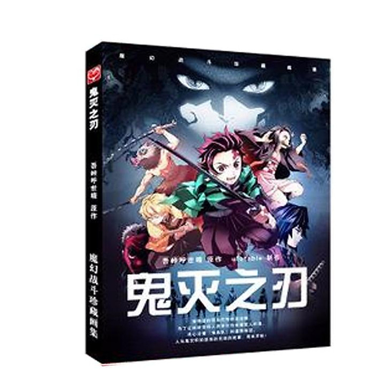 Photobook Kimetsu No Yaiba Thanh Gươm Diệt Quỷ album ảnh tặng kèm poster tập ảnh anime chibi tặng ảnh thiết kế vcone