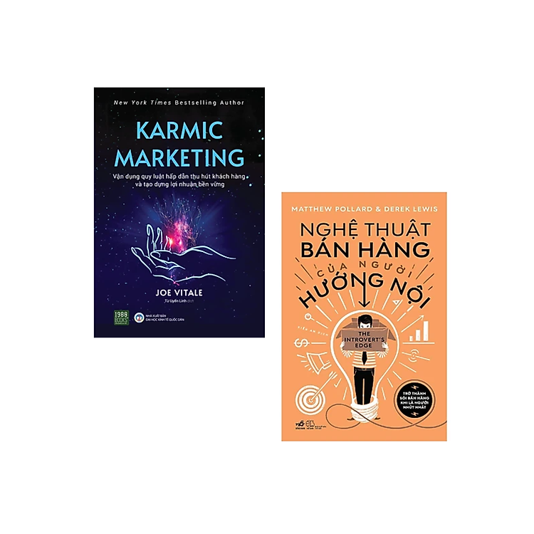 Combo 2Q Sách Marketing - Bán Hàng : Karmic Marketing + Nghệ Thuật Bán Của Người Hướng Nội