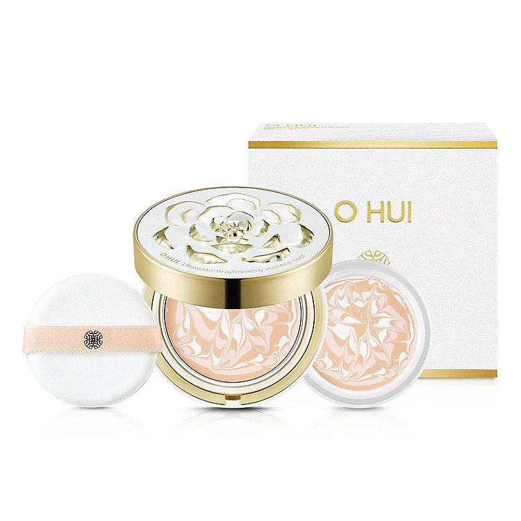 Phấn Nước Dưỡng Trắng Ohui Ultimate Brightening Cushion 15G Tặng Thêm Lõi Refill 15G