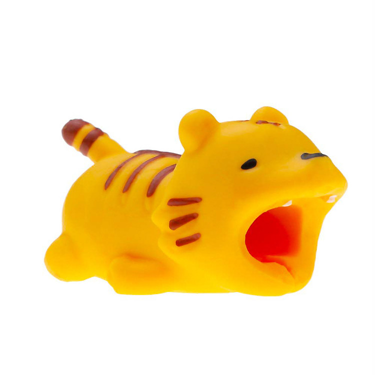 Nút gắn bảo vệ dây cáp sạc cable bite thú cắn cáp sạc hình động vật hoạt hình