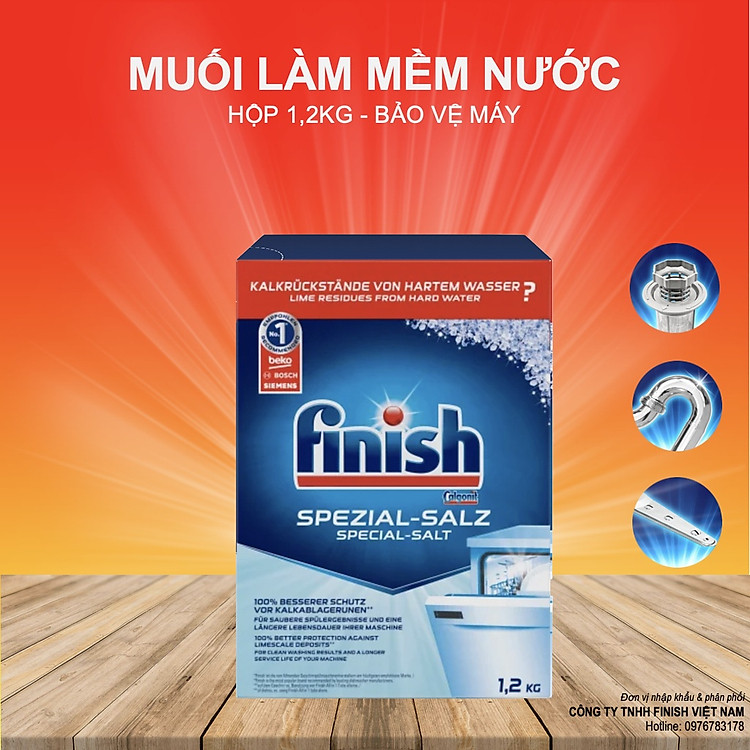 Muối Rửa Bát Finish 4.0kg
