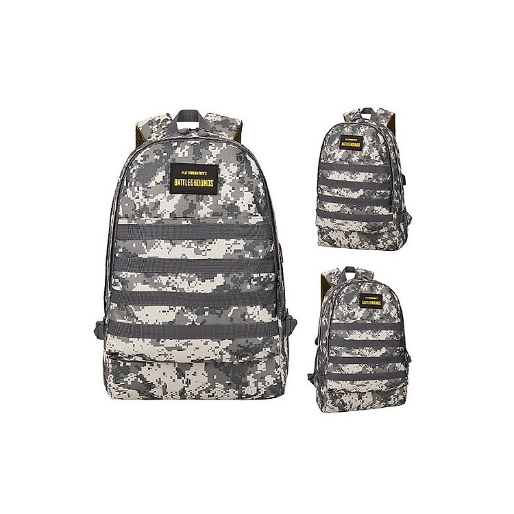 Balo Chiến Thuật PUBG Vải Dù Chống Nước - Có Cổng Sạc USB (Loại To)