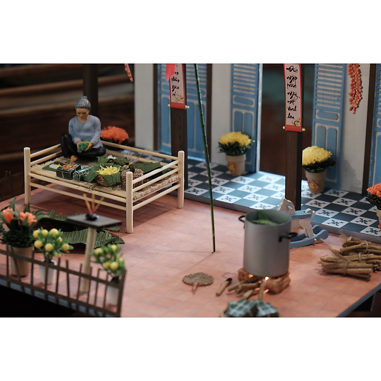 Mô hình DIY Tết Sài Gòn Xưa Chính hãng Giá rẻ - Hình ảnh 2