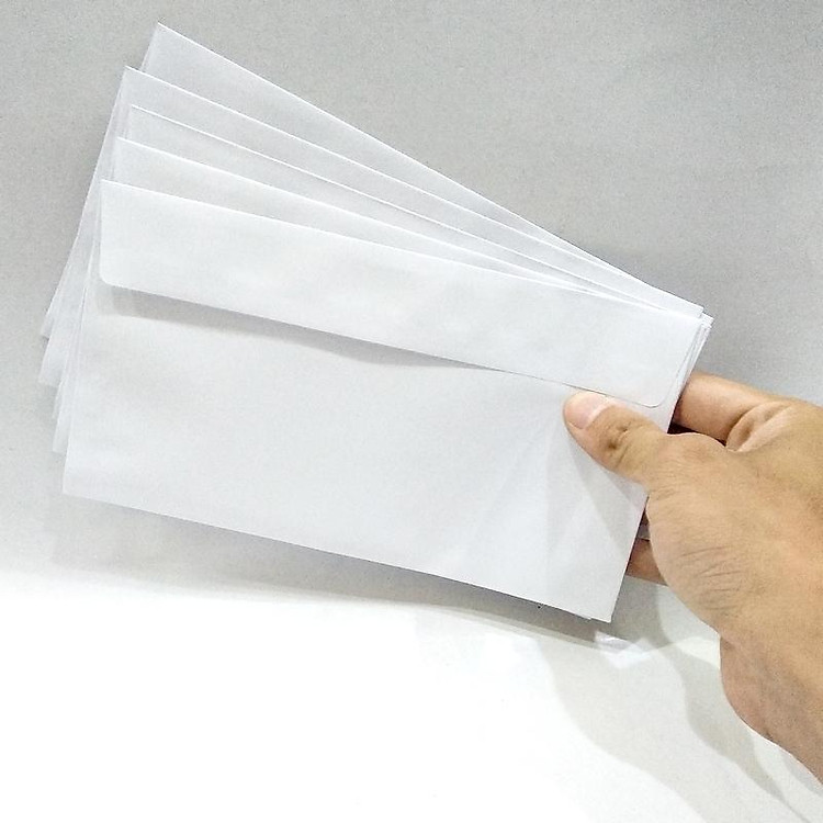 Bao Thư Trắng Toppoint 12 x 22 cm (50 cái) - Ảnh 2