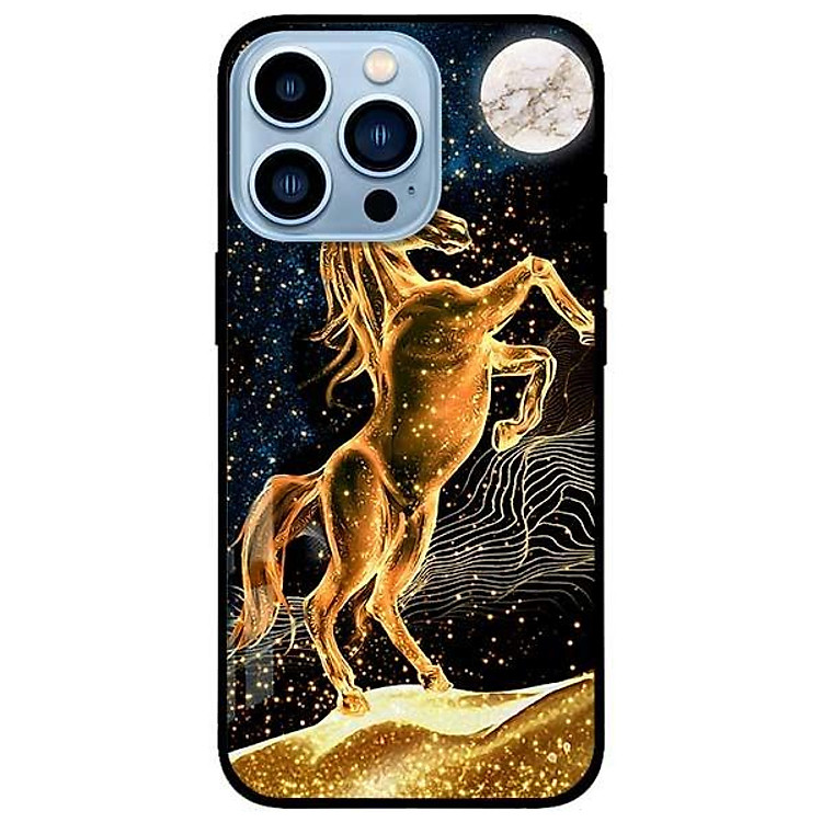 Ốp lưng dành cho Iphone 13 Mini - Iphone 13 - Iphone 13 Pro - Iphone 13 Pro Max - Chú Ngựa Vàng