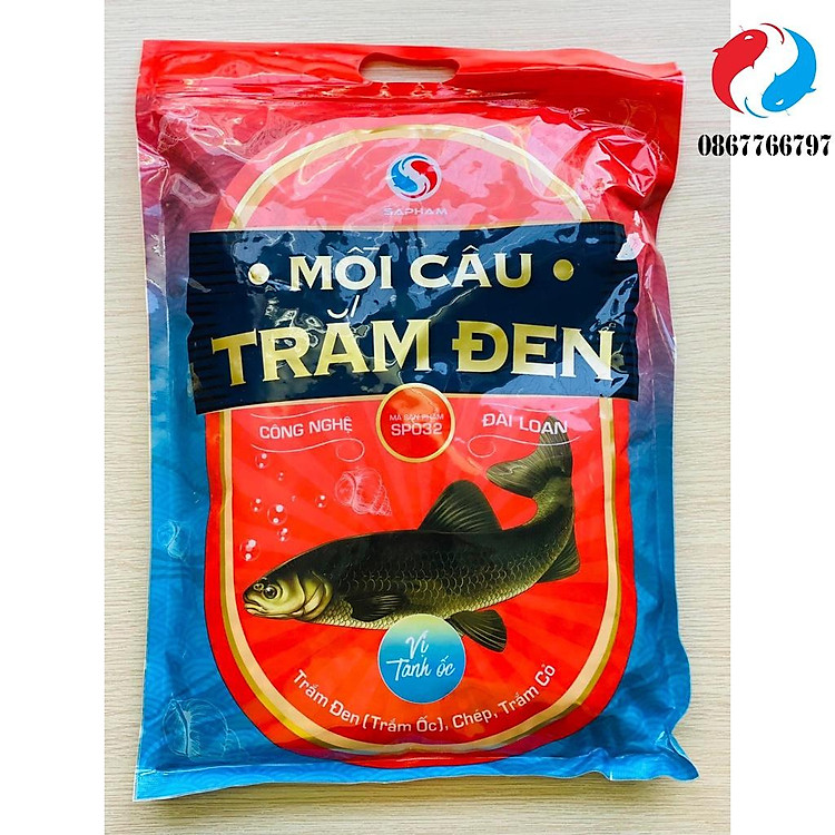 Hạt xả dụ trắm đen, mồi xả mồi câu trắm đen Sa Pham Fishing gói 1,5kg - KhoaHuyen Fishing