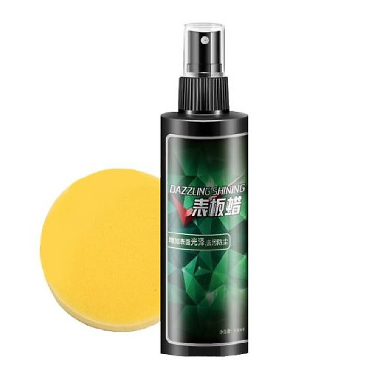 CHAI LÀM MỚI & BẢO DƯỠNG NHỰA NHÁM XE DAZZLING SHINING (TẶNG KÈM MÚT CHÙI)