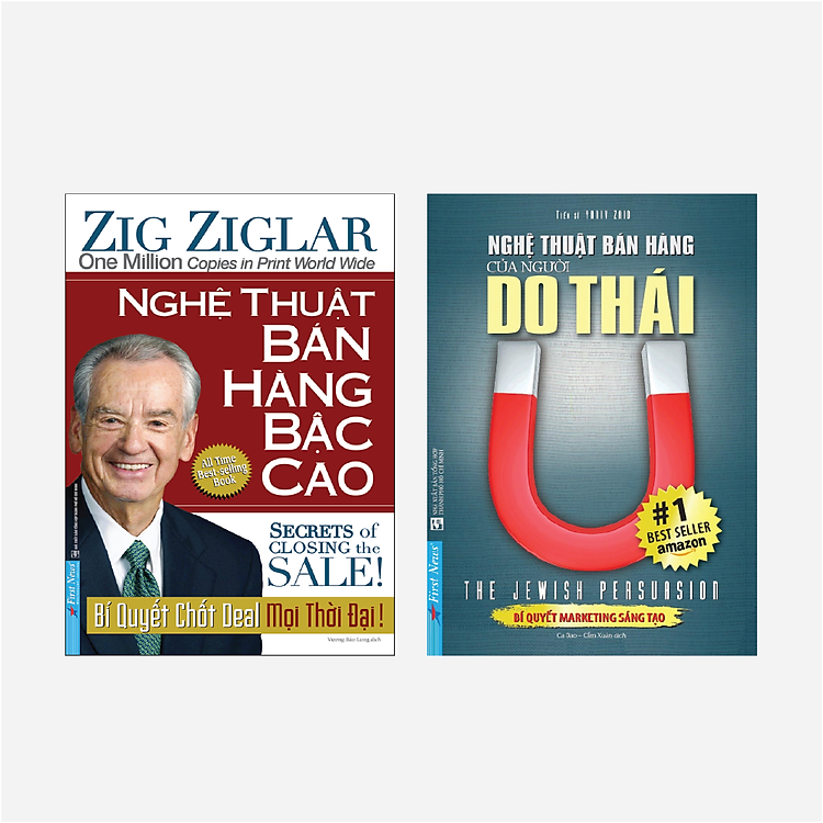Sách Combo Nghệ Thuật Bán Hàng Bậc Cao + Nghệ Thuật Bán Hàng Của Người Do Thái - First News