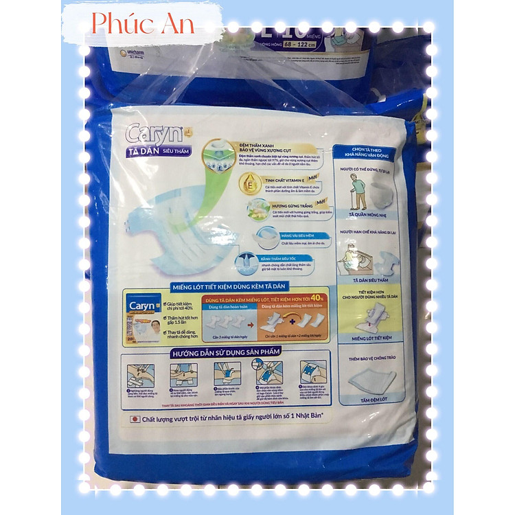 Mua Tã Dán Người Lớn Caryn Size M 10 Miếng Chính hãng Ưu đãi - Hình ảnh 2