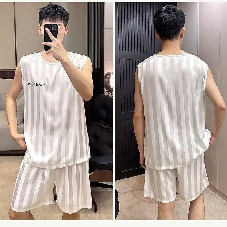 Đồ bộ thể thao, mặc nhà, đi ngủ...logo thêu, chất thun lạnh mịn. Mát, thấm hút mồ hôi tốt. .