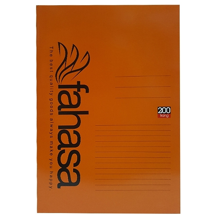 Tập Sinh Viên 200 Trang - Ford ĐL70 - Mẫu 3 - Màu Cam