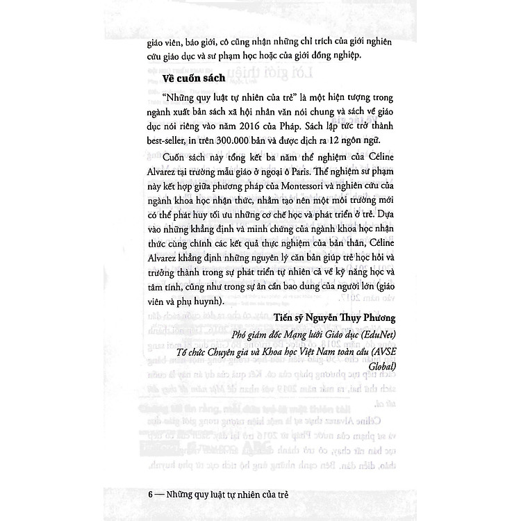 Những Quy Luật Tự Nhiên Của Trẻ - Cuộc Cách Mạng Trong Giáo Dục Mầm Non - Ảnh 6