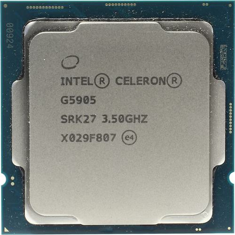 CPU Intel Celeron G5905 (3.50GHz, 4M, 2 Cores 2 Threads) Box hàng chính hãng