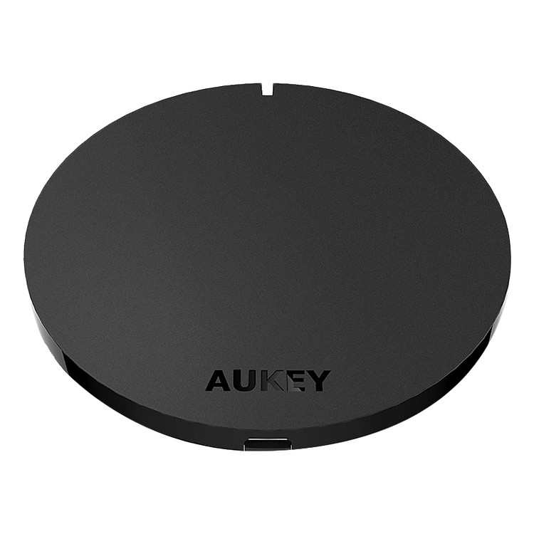 Đế Sạc Không Dây 5W Chuẩn Qi Aukey LC-C2 (Không Kèm Adapter) - Hàng Chính Hãng