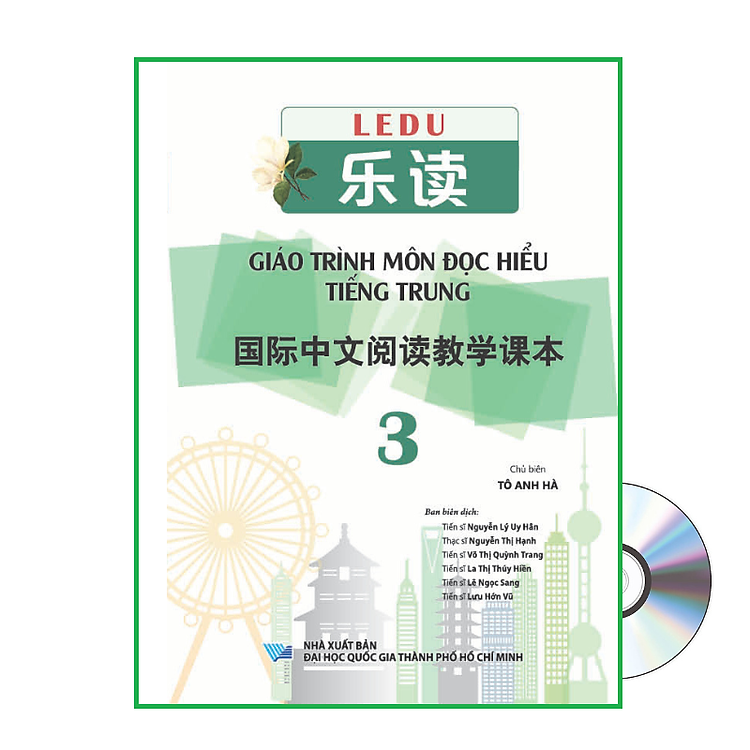 LEDU Giáo Trình Môn Đọc Hiểu Tiếng Trung 3 + DVD