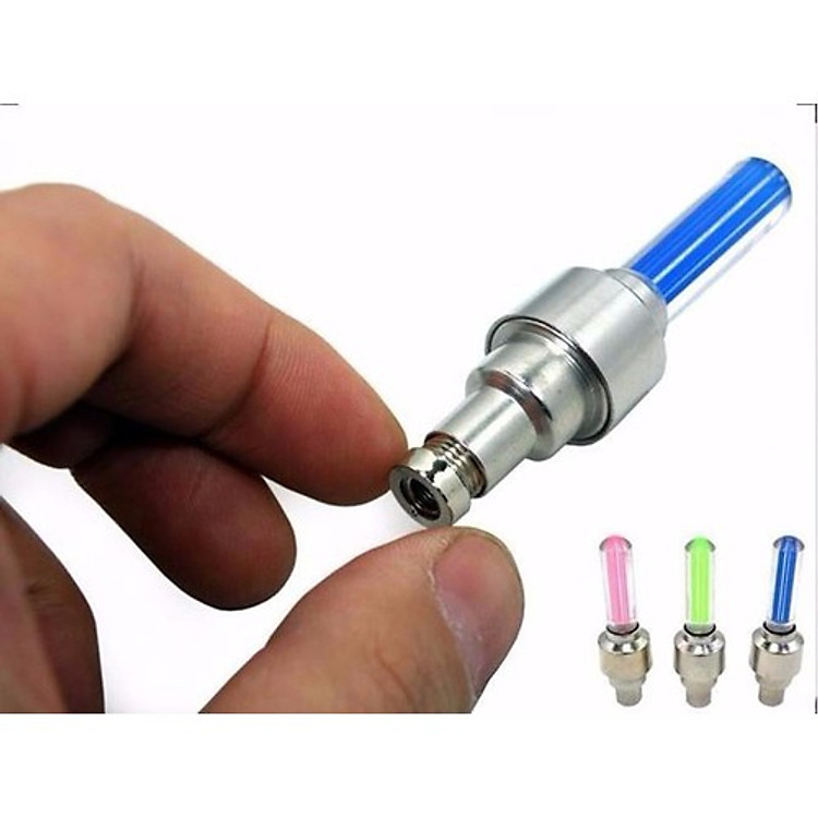 Combo 4 cái đèn van xe đạp phát sáng