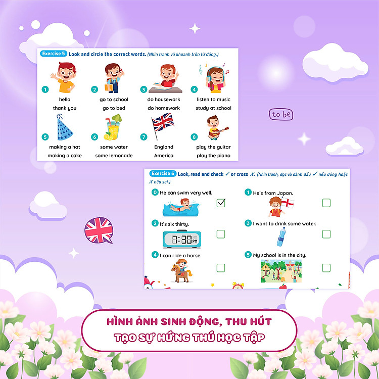 Phiếu Ôn Hè Tiếng Anh Lớp 4 - Ảnh 2