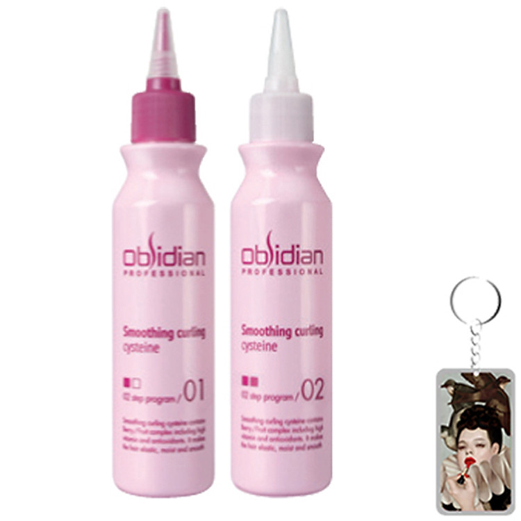 Thuốc uốn tóc siêu mềm mượt Obsidian Professional Smoothing Curling Cysteine Hàn Quốc (2x120ml)