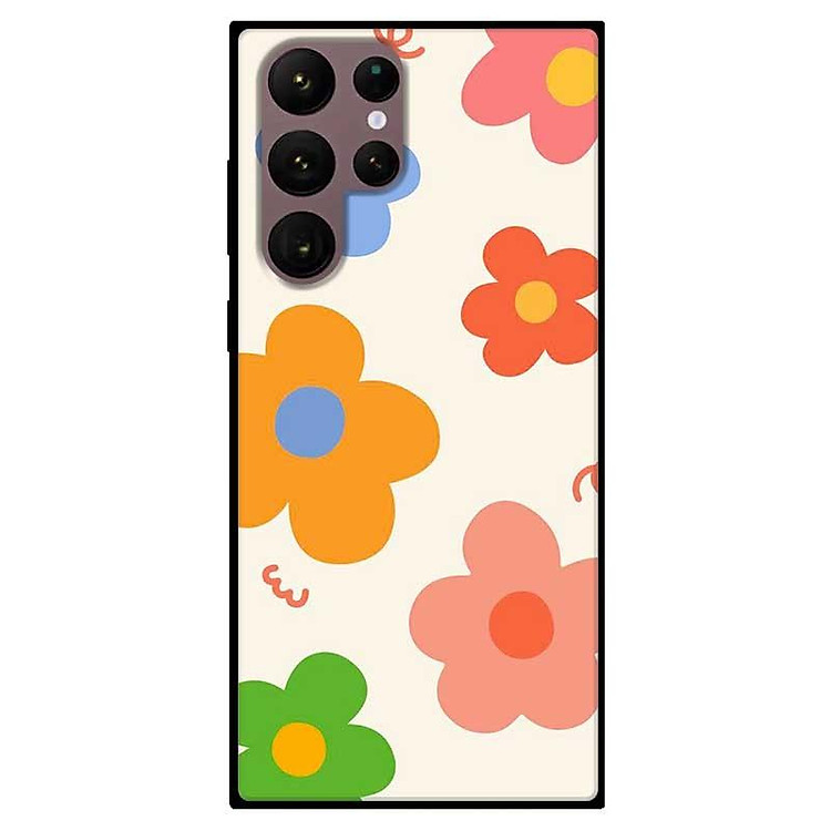 Ốp lưng dành cho Samsung S22 - S22 Plus - S22 Ultra - Hoa Màu Sắc Vàng