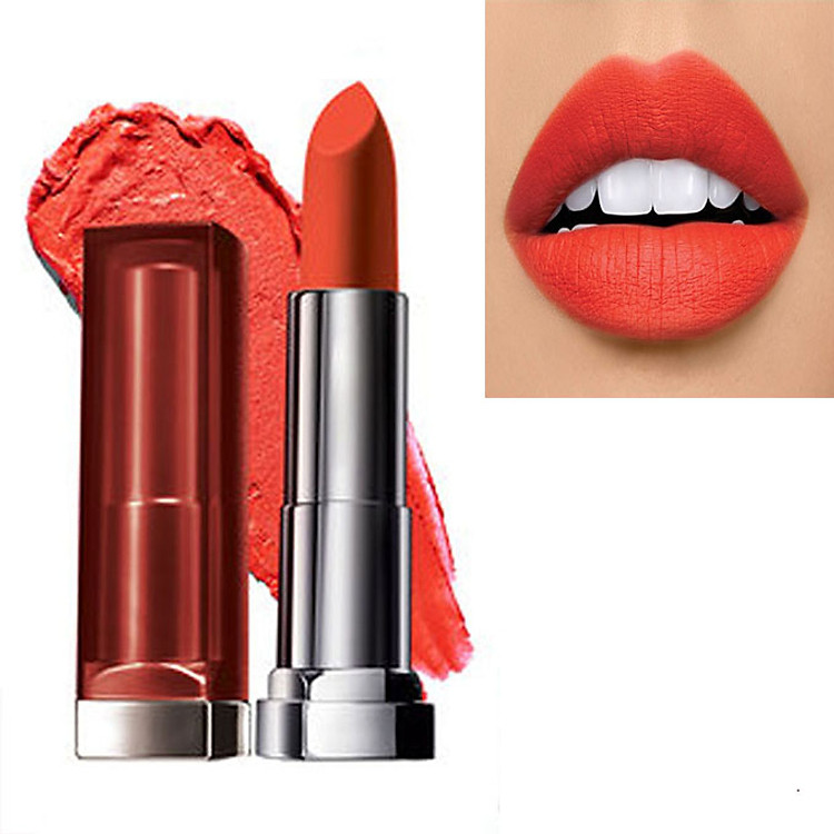 Son Lì Siêu Nhẹ Môi Maybelline New York Color Sensational Creamy Mattes 4.2g - Màu 685 Cam San Hô Craving Coral