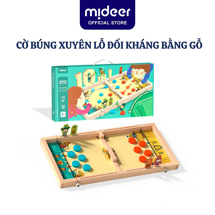 Cờ búng Mideer 10 trong 1 cho bé Chính hãng Tiết kiệm