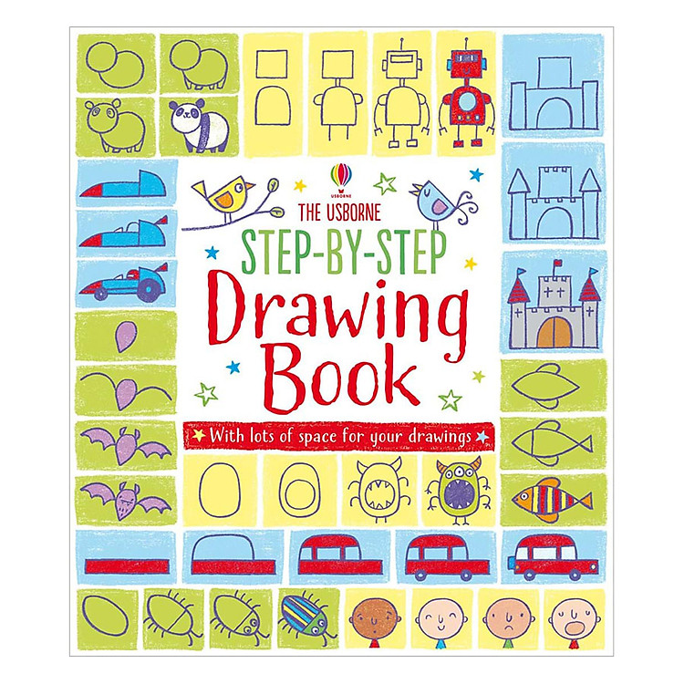 Tương Tác Tiếng Anh – Usborne Step-by-step Drawing Book