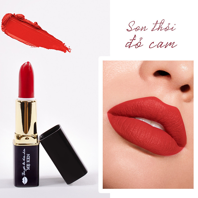 SON GẤC DỀN THIÊN NHIÊN MẸ KEN- MÀU ĐỎ CAM