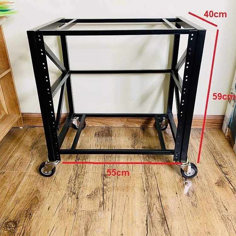 KỆ LOA SÂN KHẤU ĐỂ CÁC THIẾT BỊ ÂM THANH ,CÓ 4 BÁNH DI CHUYỂN DỄ DÀNG. D 55cm X R 40cm X C 59cm (SP 1001)
