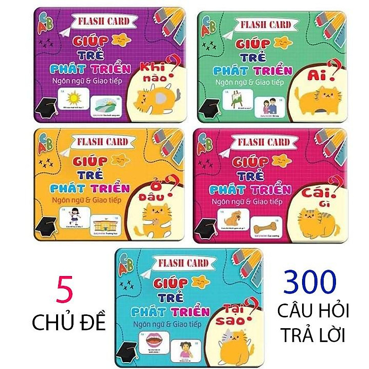 Mua Bộ Thẻ Học 300 Câu Hỏi cho Bé Chính hãng Tiết kiệm - Hình ảnh 2