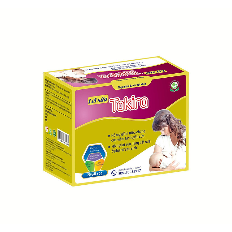 LỢI SỮA TAKIRA 20 GÓI