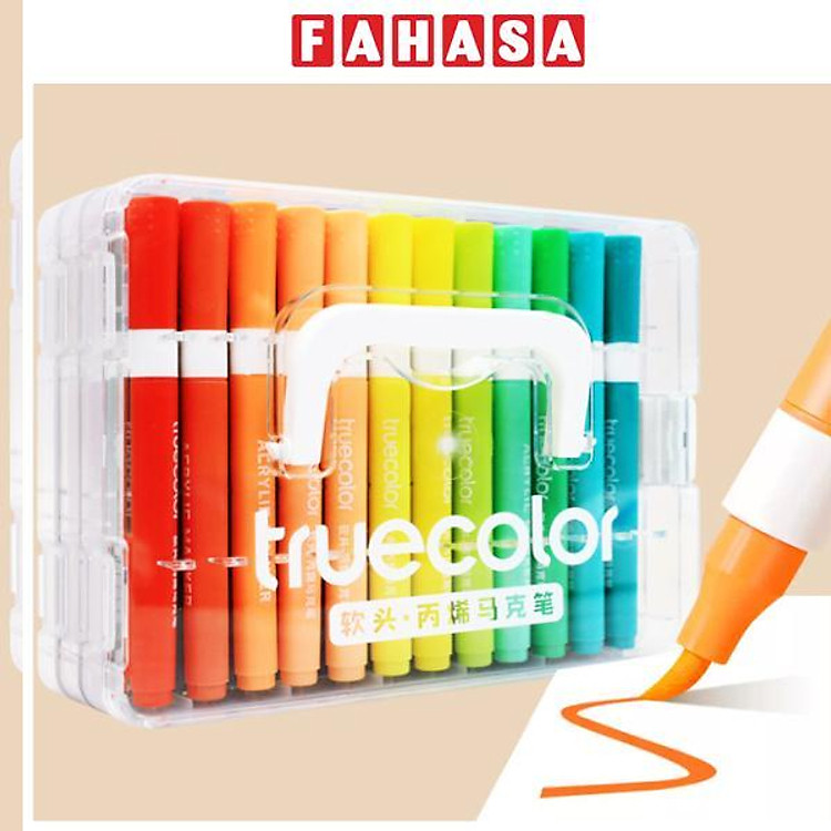 Bút Lông Màu Acrylic Marker Truecolor ZCA0628 (36 chiếc)