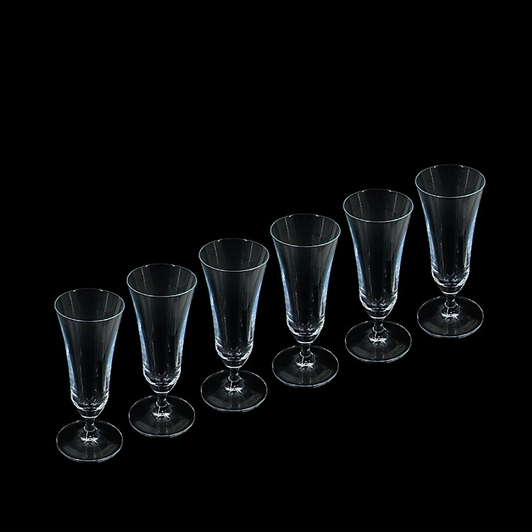 Bộ 6 ly thủy tinh uống rượu vang, cocktail