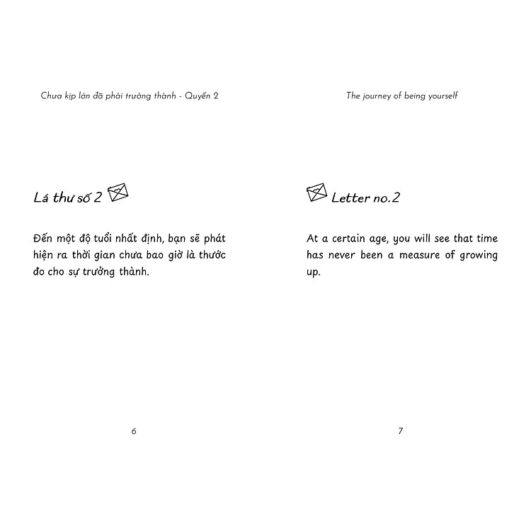 The Journey Of Being Yourself – Chưa Kịp Lớn Đã Phải Trưởng Thành (Quyển 2) - Ảnh 6