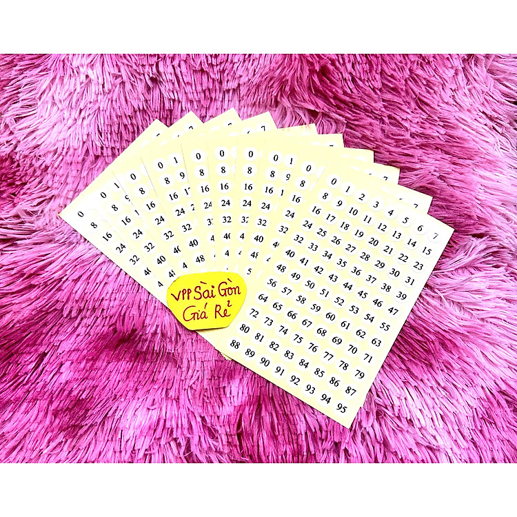 Decal Tomy Số Thứ Tự (10 tờ) - Ảnh 6