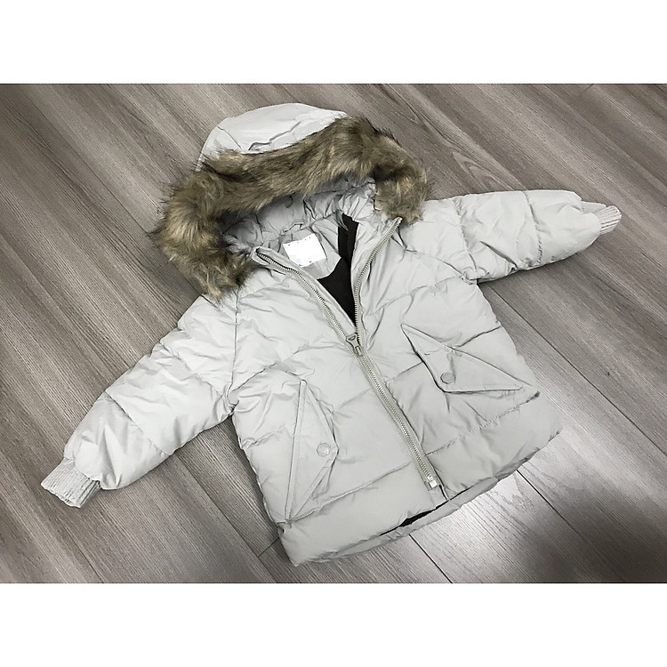 ÁO KHOÁC NÓN VIỀN LÔNG CHO BÉ TRAI