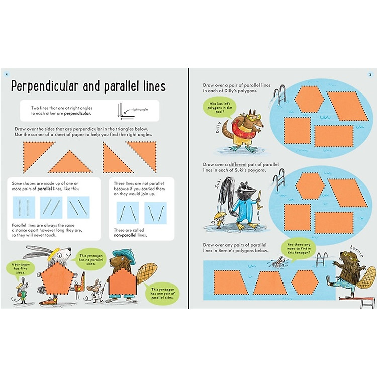 Tẩy Xóa Tiếng Anh - Wipe-Clean Geometry 8-9 - Ảnh 2