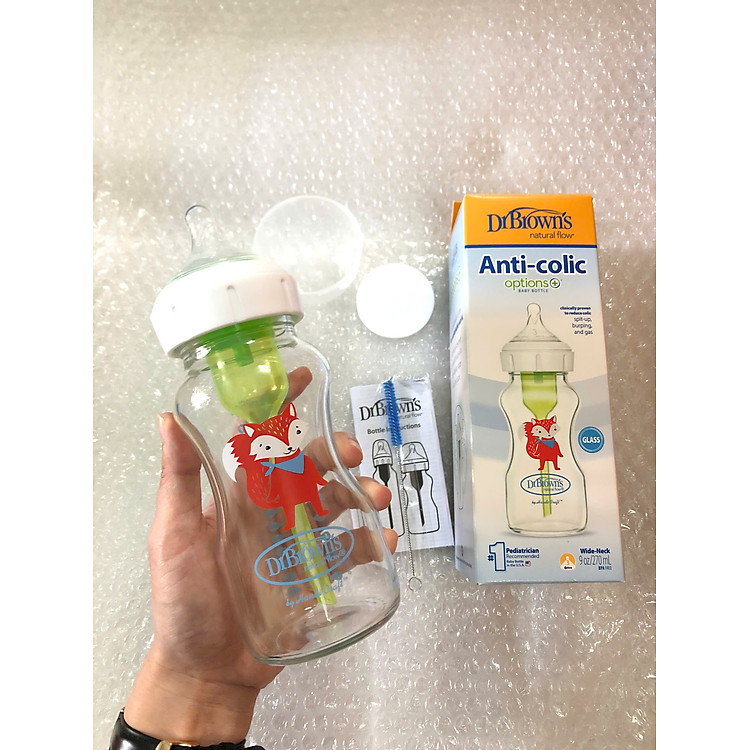 Bình sữa Dr.Brown's Options Plus 270ml Chính hãng Giá tốt - Hình ảnh 3