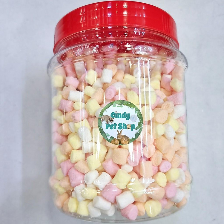 Hủ kẹo bông gòn marshmallow cho Hamster, Sóc Bay Úc, Sóc Bông, Sóc Đất