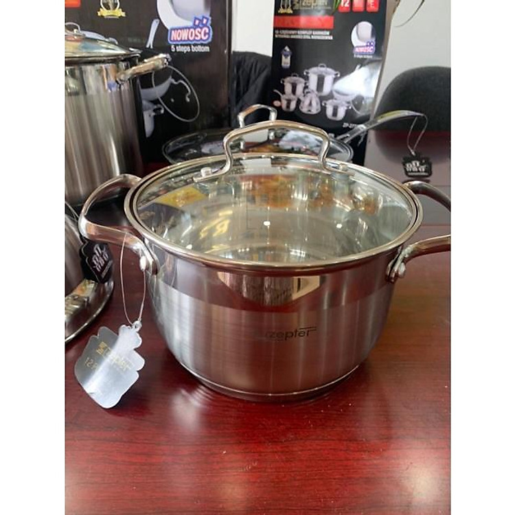 (Đổ buôn) Bộ nồi Zepter 6 món