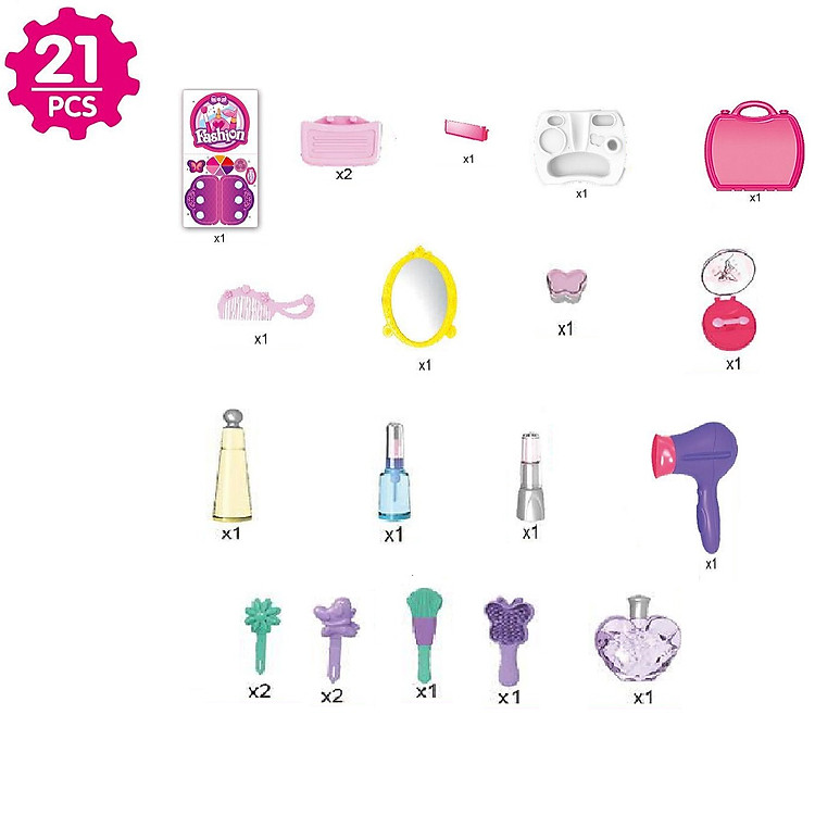 Bộ đồ chơi BOWA - Vali trang điểm Chính hãng Tiết kiệm - Hình ảnh 5