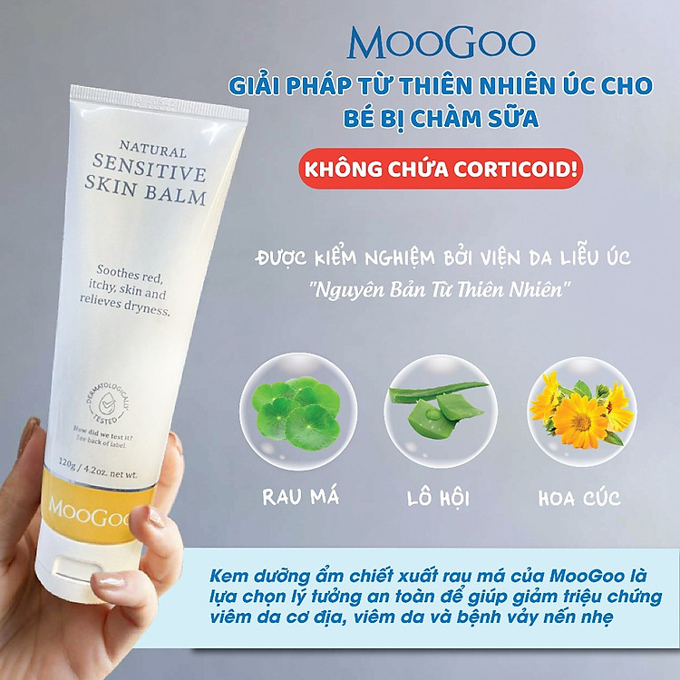 Kem bôi viêm da MooGoo thuần chay Chính hãng Tiết kiệm - Hình ảnh 3