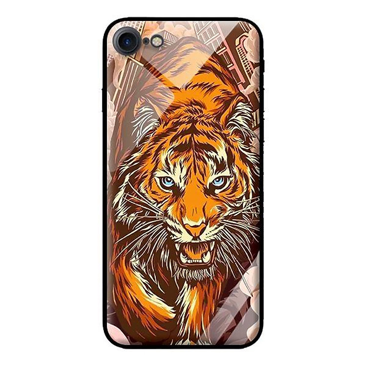 Ốp lưng kính cường lực cho iPhone 7 Hổ Dữ - Hàng chính hãng