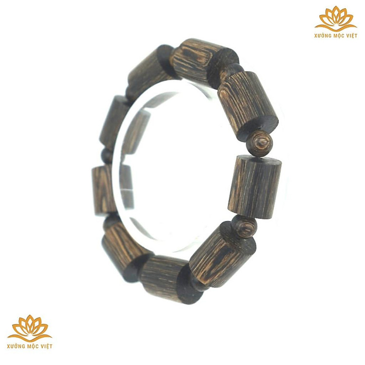 Vòng Tay Trầm Hương Trụ Trúc Sánh Chìm | Trầm Chìm Tự Nhiên Xưởng Mộc Việt