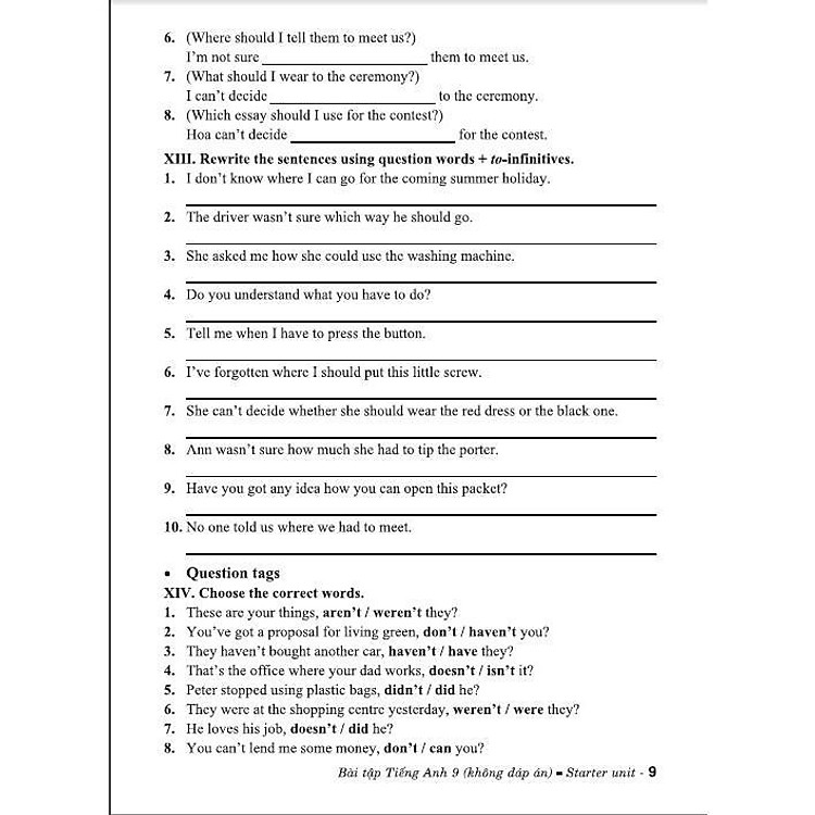 Bài Tập Tiếng Anh Lớp 9 - Bám Sát SGK Chân Trời Sáng Tạo - Ảnh 5