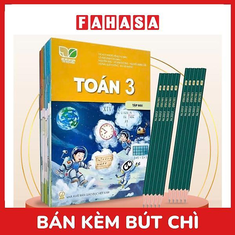 Sách Giáo Khoa Bộ Lớp 3 - Kết Nối - Sách Bài Học (Bộ 12 Cuốn) (Chuẩn) - Kèm 10 Bút Chì