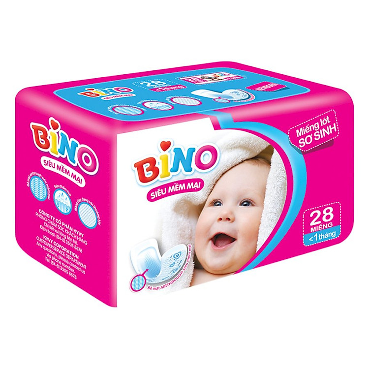 Miếng Lót Sơ Sinh Bino (28 Miếng)