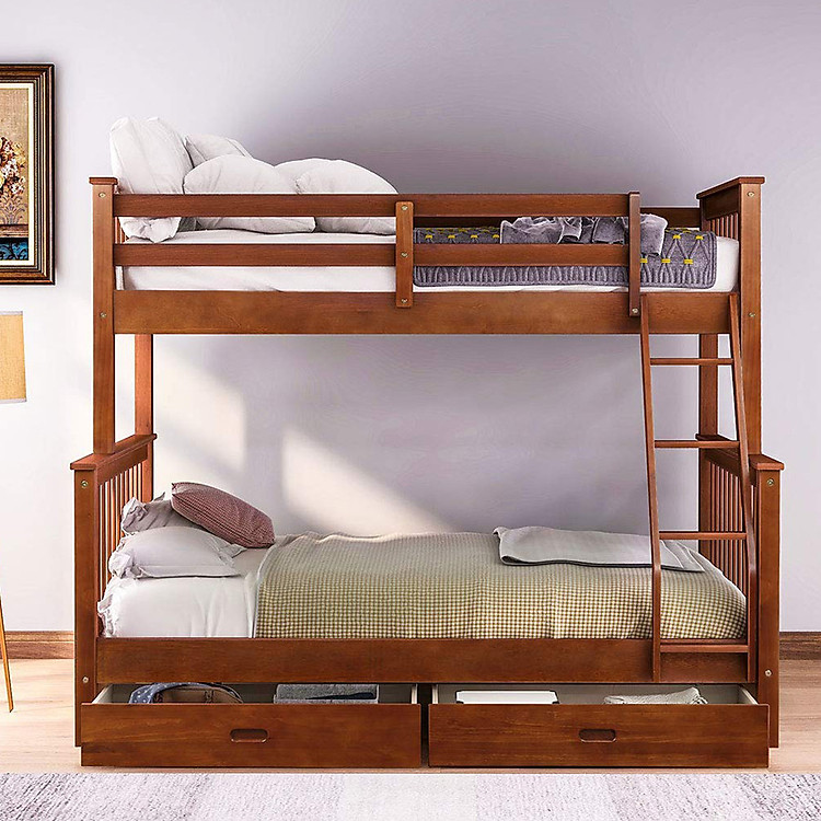 Giường tầng Cao Cấp xuất khẩu alala.vn - Thương hiệu alala.vn ( trên 1m, dưới 1m4 )