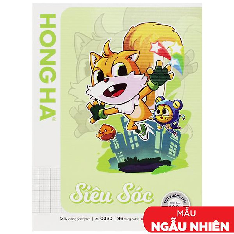 Tập Học Sinh Class Siêu Sóc (5 ô ly vuông, 96 trang, 120gsm)