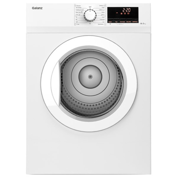 Máy sấy Galanz 8kg DV-80T5C(W) - Hàng chính hãng (Giao hàng toàn quốc)