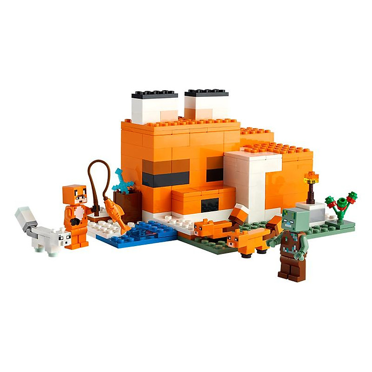 Mua LEGO MINECRAFT Ngôi Nhà Cáo 21178 Chính hãng Giá tốt - Hình ảnh 4